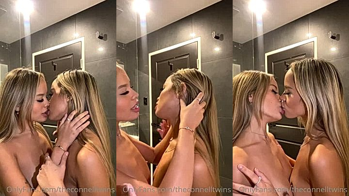 Connell Twins blonde sisters making out