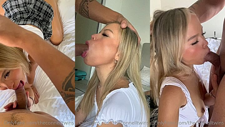 Connell Twin gets a mouth full