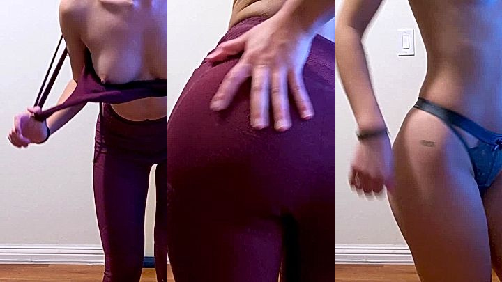 Slut in gym clothes Nebraskawut leaked stripping video