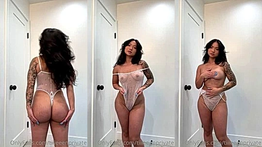 Cattiiieeen nude tits in seethrough onesie