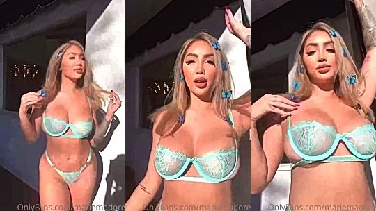 Marie Madore naked in public leak