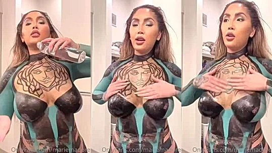 Marie Madore bodypaint leak