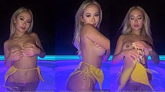 Big Asian Titties in the pool Victoriamezei simpcity leak