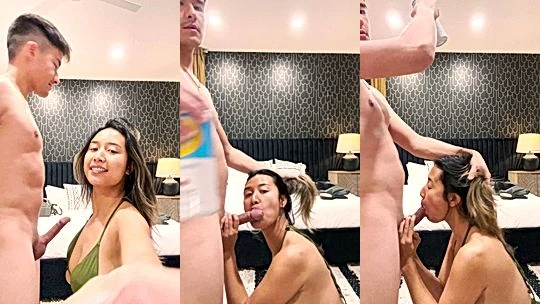 Isla Summer blowjob and pussy fingeing masturbation