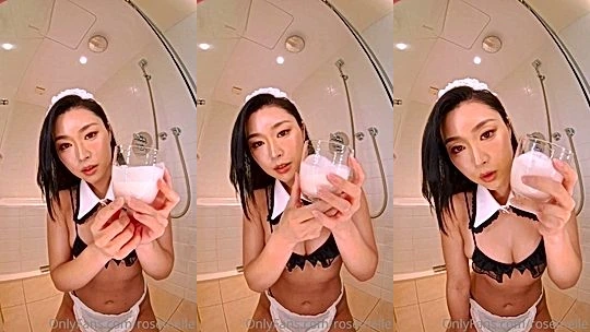 Rose Melle teasing her sexy soapy body in the shower