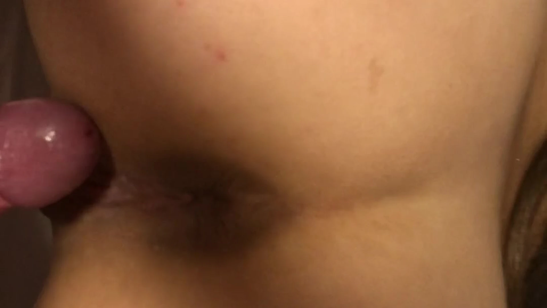 Bbyanni getting creampied while getting fucked from behind